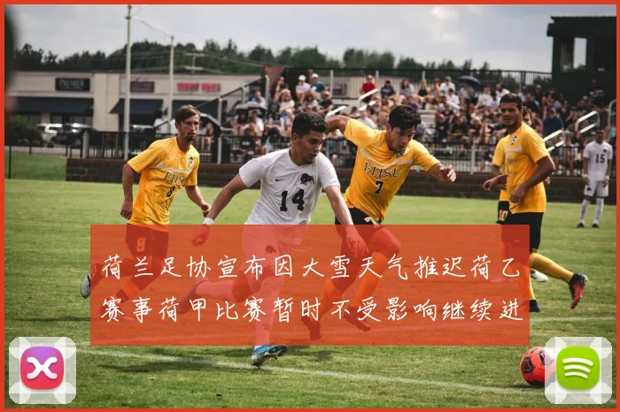 荷兰足协宣布因大雪天气推迟荷乙赛事荷甲比赛暂时不受影响继续进行
